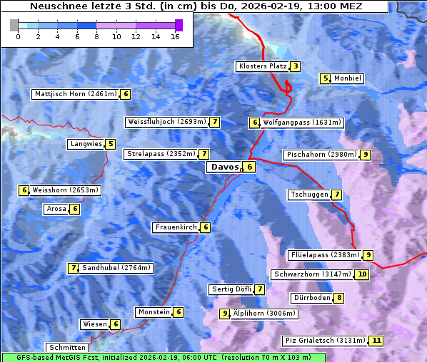 Neuschnee, 19. 2. 2026