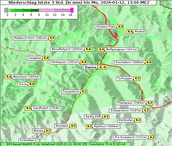 Niederschlag, 12. 1. 2026