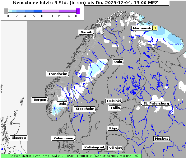 Neuschnee, 4. 12. 2025