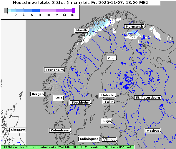 Neuschnee, 7. 11. 2025