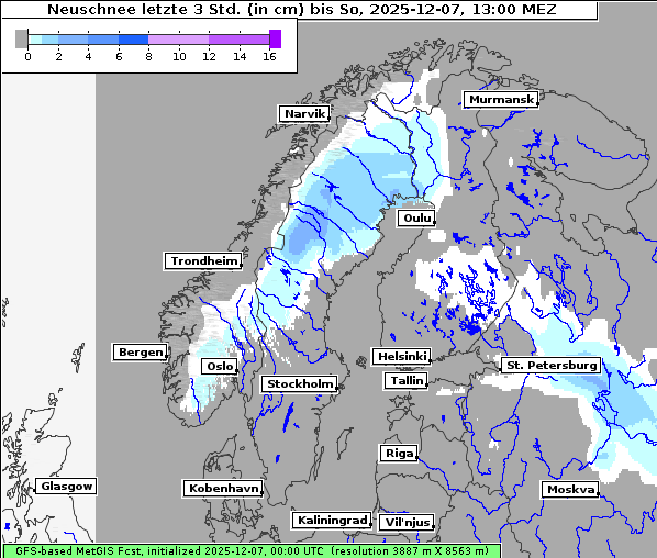 Neuschnee, 7. 12. 2025