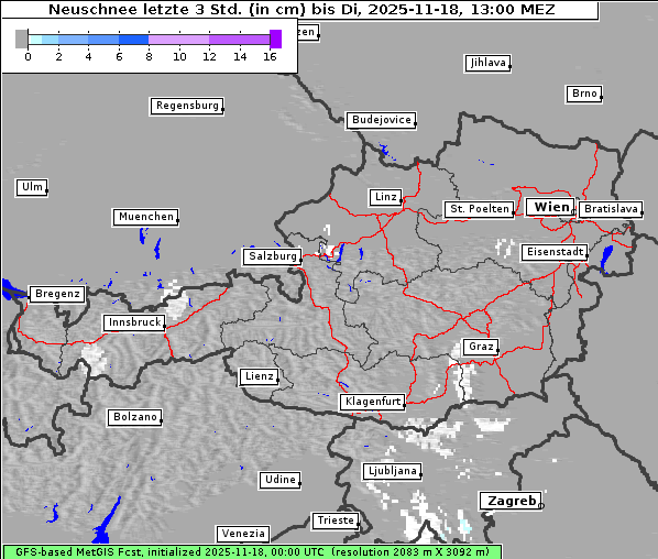 Neuschnee, 18. 11. 2025