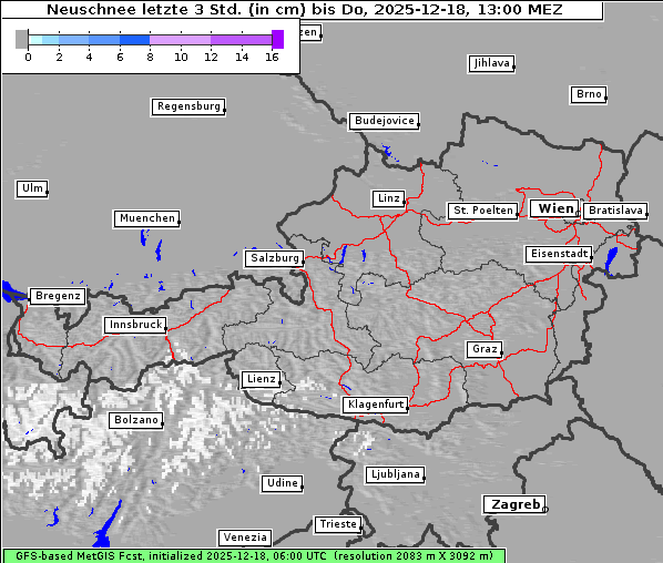 Neuschnee, 18. 12. 2025
