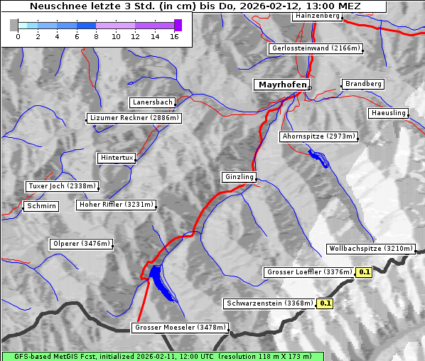 Neuschnee, 12. 2. 2026