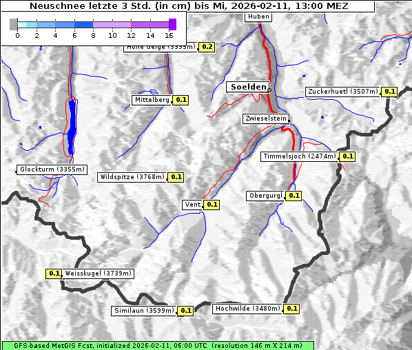 Neuschnee, 11. 2. 2026