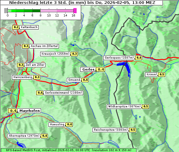 Niederschlag, 5. 2. 2026