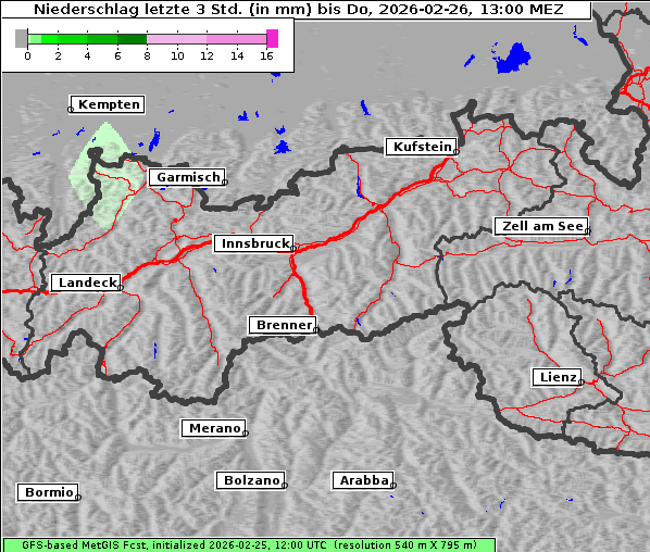 Niederschlag, 26. 2. 2026