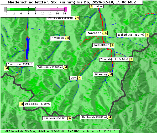 Niederschlag, 19. 2. 2026