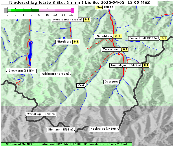 Niederschlag, 5. 4. 2026