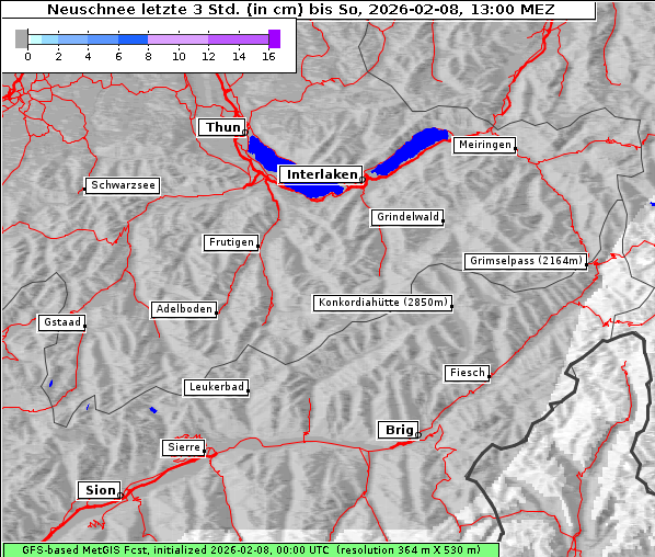 Neuschnee, 8. 2. 2026