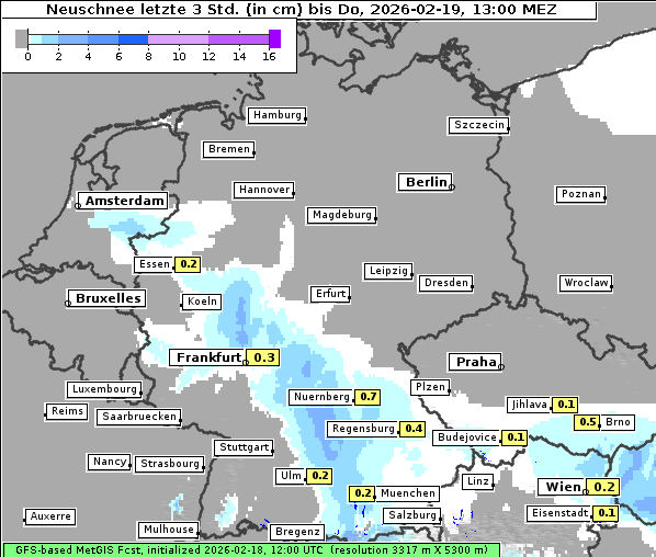 Neuschnee, 19. 2. 2026