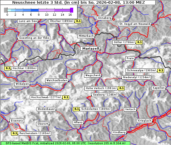 Neuschnee, 8. 2. 2026