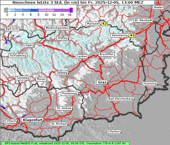 Neuschnee, 5. 12. 2025
