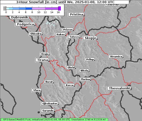 Neuschnee, 8. 1. 2025