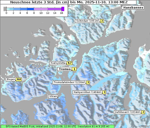 Neuschnee, 10. 11. 2025