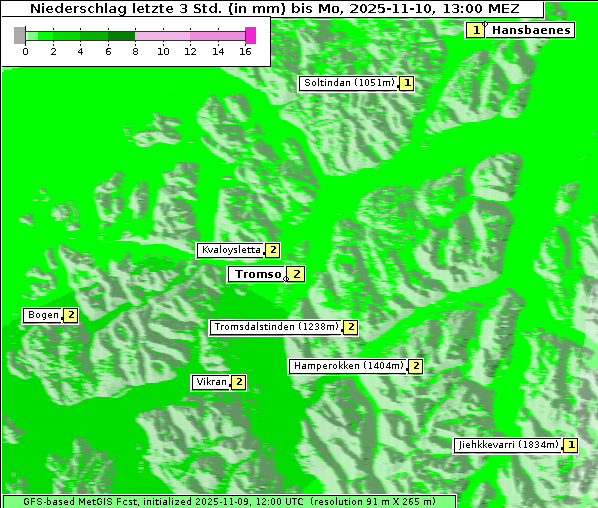 Niederschlag, 10. 11. 2025