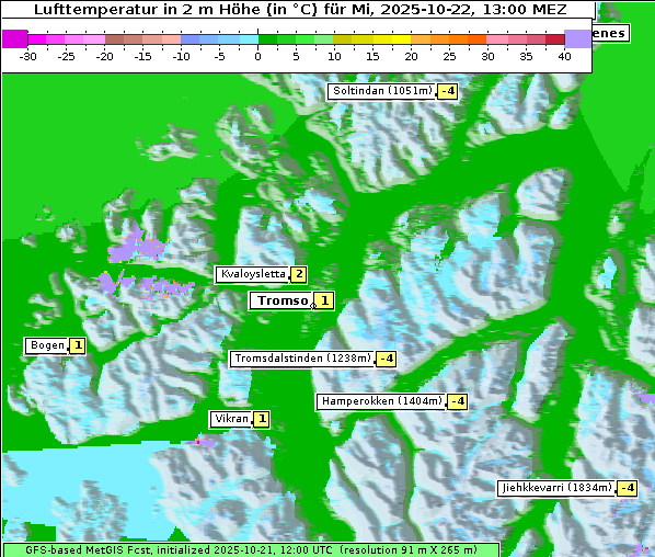 Temperatur, 22. 10. 2025