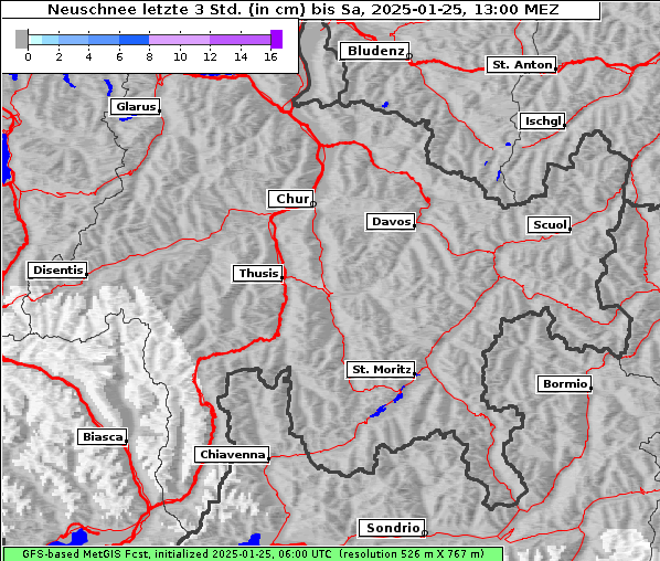 Neuschnee, 25. 1. 2025