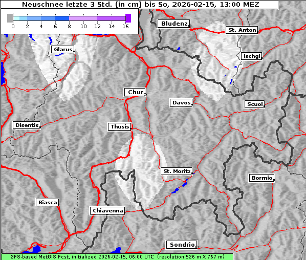 Neuschnee, 15. 2. 2026