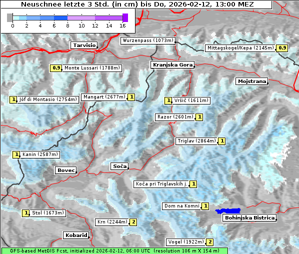 Neuschnee, 12. 2. 2026