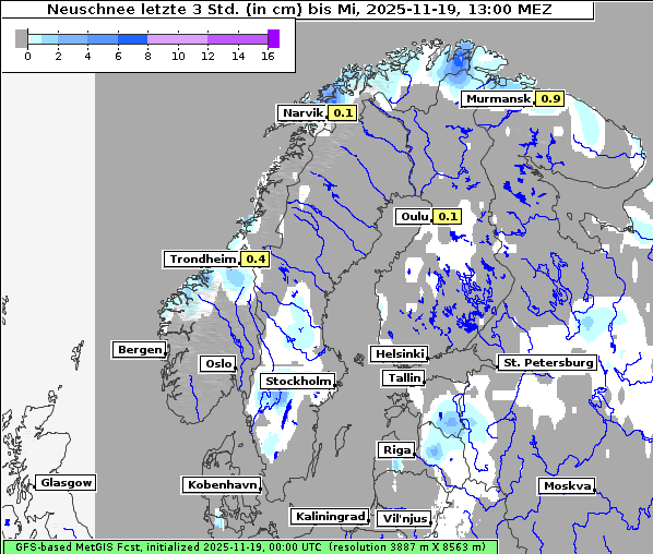 Neuschnee, 19. 11. 2025