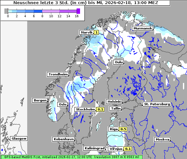 Neuschnee, 18. 2. 2026