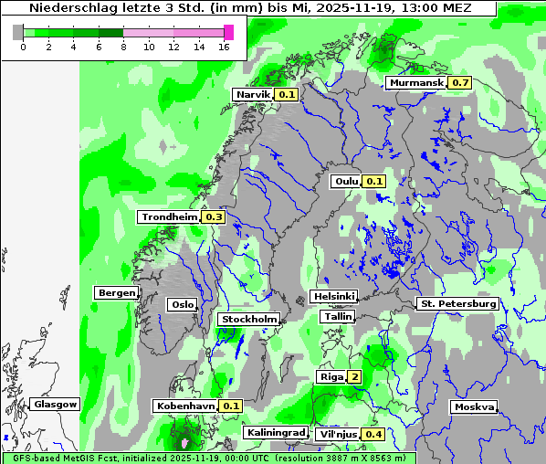 Niederschlag, 19. 11. 2025