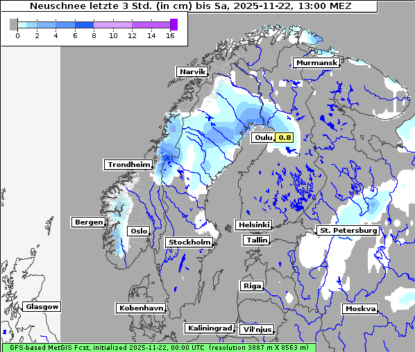 Neuschnee, 22. 11. 2025