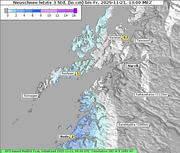 Neuschnee, 21. 11. 2025
