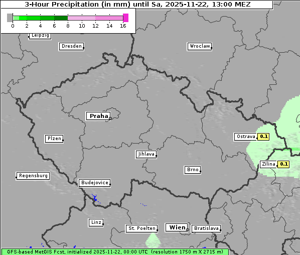 Niederschlag, 22. 11. 2025