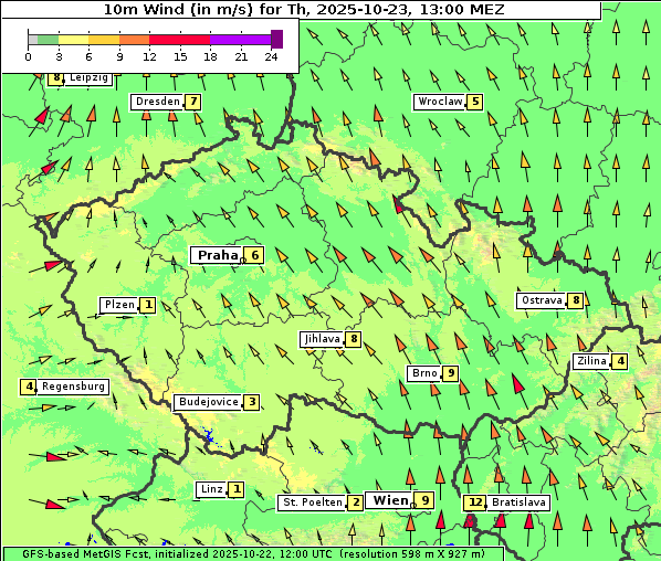 Wind, 23. 10. 2025