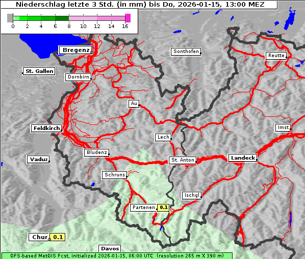 Niederschlag, 15. 1. 2026