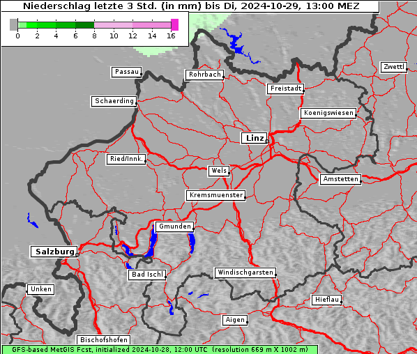 Niederschlag, 29. 10. 2024