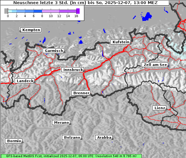 Neuschnee, 7. 12. 2025