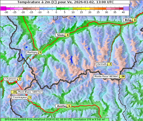 Temperatur, 2. 1. 2026