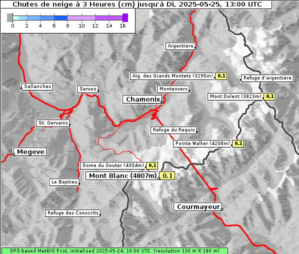Neuschnee, 25. 5. 2025