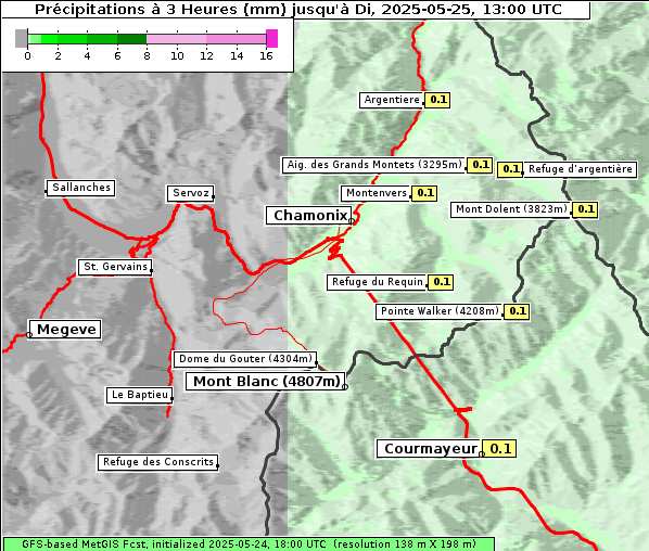 Niederschlag, 25. 5. 2025