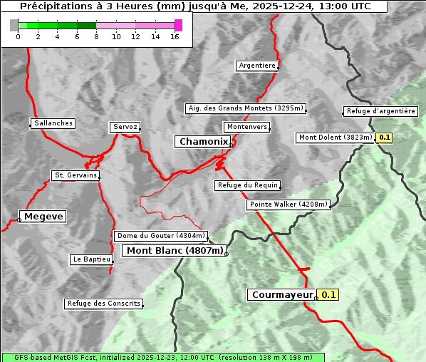 Niederschlag, 24. 12. 2025