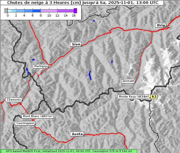 Neuschnee, 1. 11. 2025