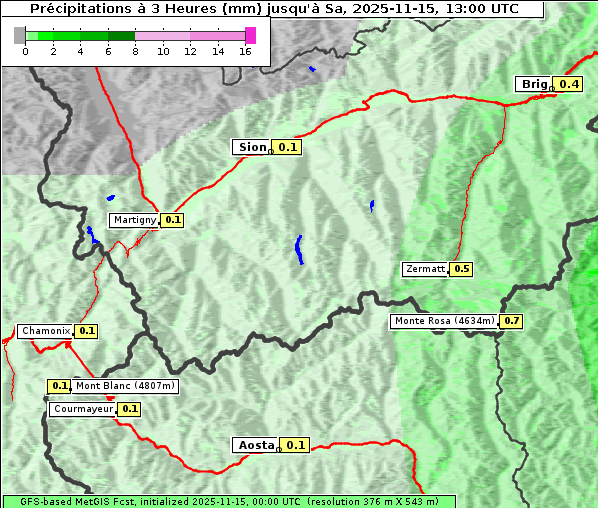 Niederschlag, 15. 11. 2025