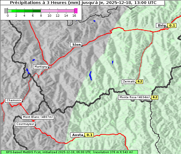 Niederschlag, 18. 12. 2025