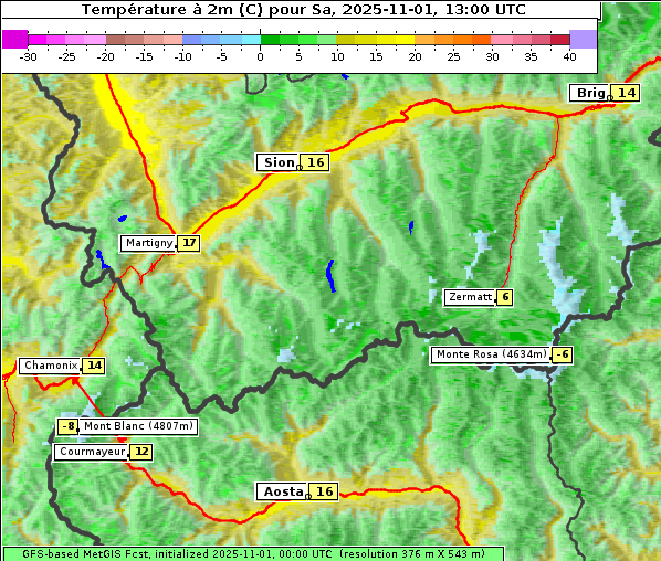 Temperatur, 1. 11. 2025