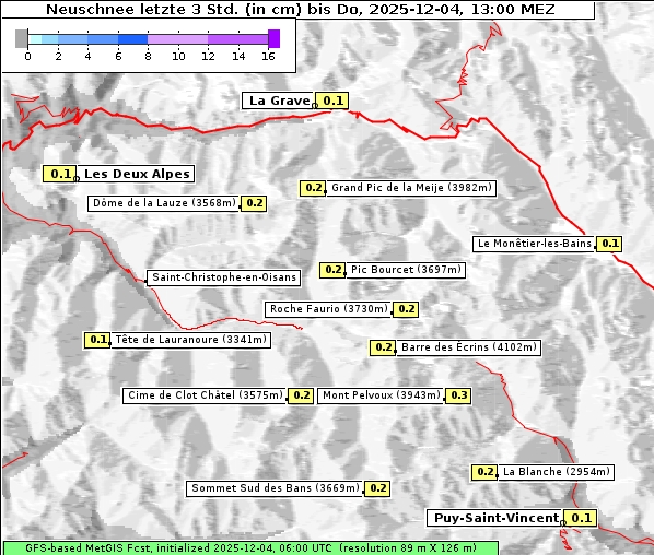 Neuschnee, 4. 12. 2025