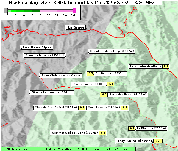 Niederschlag, 2. 2. 2026