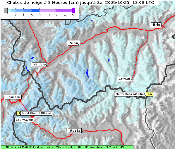 Neuschnee, 25. 10. 2025