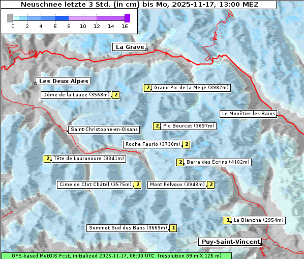 Neuschnee, 17. 11. 2025