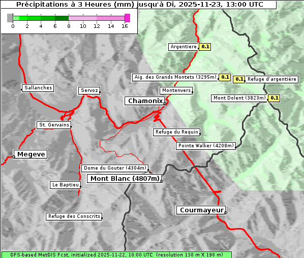 Niederschlag, 23. 11. 2025