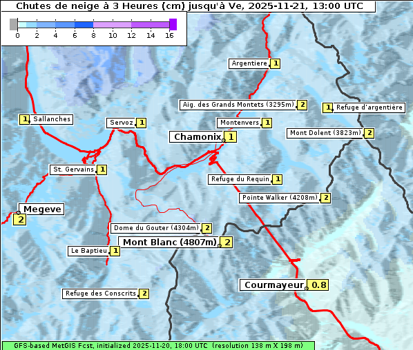 Neuschnee, 21. 11. 2025