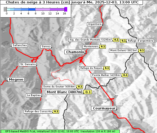 Neuschnee, 3. 12. 2025