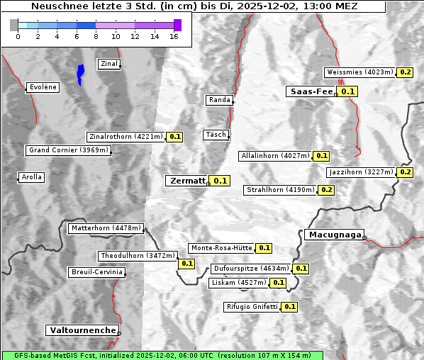 Neuschnee, 2. 12. 2025
